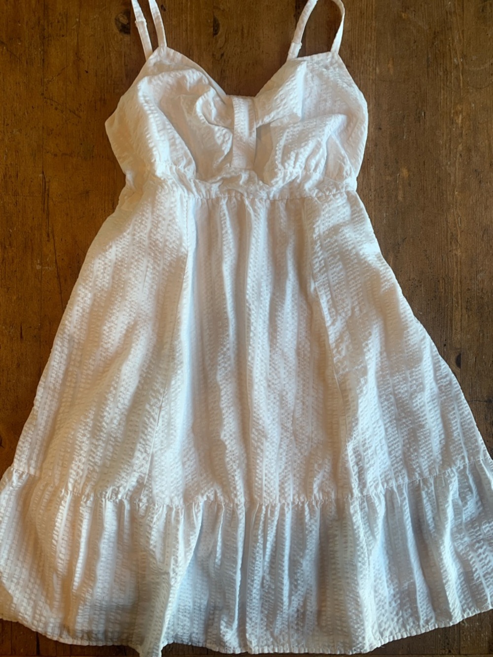 torrid White Textured Maxi Sundress